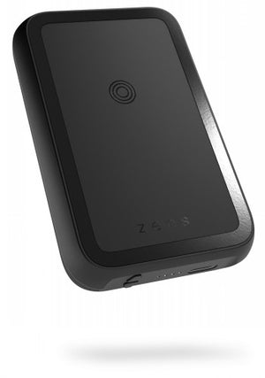 ZENS MAGNET 4000 MAH WIRELESS DUAL POWERBANK KICKSTAND AND QI TX