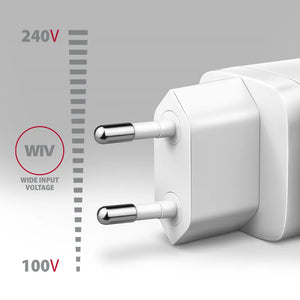 AXAGON Sil wallcharger 1x port USB-C, PD3.0 /PPS/QC4+/SFC/AFC/Apple, 30w | ACU-PD30W