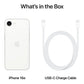 Apple | iPhone 16e | White | 6.1 " | 2532 x 1170 pixels | OLED | A18 | Internal RAM 8 GB | 256 GB | Dual-SIM | Nano SIM | 5G | Main camera resolution 48 MP | iOS 26 | Secondary camera resolution 12 MP