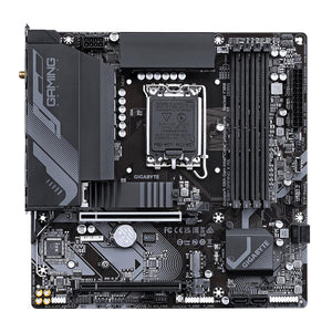 Mainboard|GIGABYTE|Intel B760 Express|LGA1700|Micro-ATX|Memory DDR5|Memory slots 4|1xPCI-Express 4.0 16x|1xM.2|1xHDMI|1xDisplayPort|5xUSB 2.0|3xUSB 3.2|1xRJ45|3xAudio port|B760MGAMINGXAX1.2