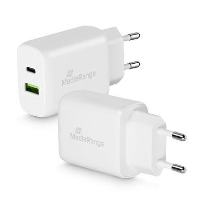 POWER ADAPTER USB/USB-C 25W/FAST MRMA112 MEDIARANGE