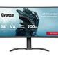 IIYAMA GCB3484WQSU-B2 34inch VA Curved