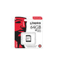 Kingston | Memory Card | SDIT/64GB | 64 GB | SD | Flash memory class Class 10, UHS-I, U3, V30, A1