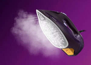 Philips | DST7051/30 7000 Series | Steam Iron | 2800 W | Water tank capacity 300 ml | Continuous steam 50 g/min | Dark purple | Steam boost performance 250 g/min