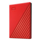 WD My Passport 2TB portable HDD Red