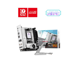 Mainboard|MSI|AMD B850|SAM5|Mini-ITX|Memory DDR5|Memory slots 2|MPGB850IEDGETIWIFI