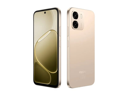 OPPO A6 4G (CPH2817) | Aurora Gold | 6.75 " | IPS LCD | 1570 x 720 pixels | Qualcomm | Snapdragon 685 | Internal RAM 6 GB | 256 GB | Dual SIM | 4G | Main camera resolution 50 MP | Secondary camera resolution 8 MP | Android | 15 | 7000 mAh
