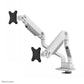 NEOMOUNTS SELECT DESK MOUNT, DOUBLE DISPLAY (TOPFIX CLAMP &GROMMET) WHITE