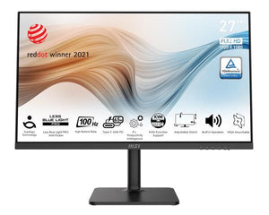 LCD Monitor|MSI|MD272XP|27"|Business|Swivel|Pivot|Height adjustable|Tilt|Matte|Panel IPS|1920x1080|16:9|100Hz|5 ms|Speakers|Colour Black|MODERNMD272XP