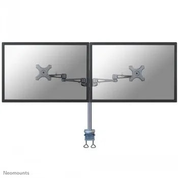 NEWSTAR FLAT SCREEN DESK MOUNT (CLAMP)  10-27" SILVER