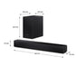Sharp Compact 2.1 Soundbar with Wireless Subwoofer | HT-SBW121 | 240 W | Bluetooth | Wireless connection | Black