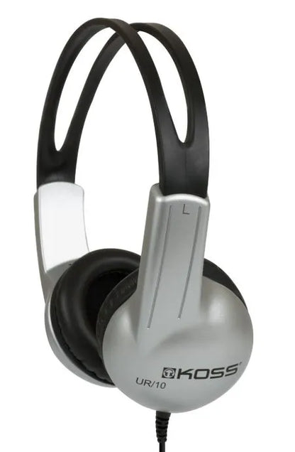 Koss | Headphones | UR10 | Wired | On-Ear | Silver/Black