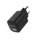 Gembird TA-UC-1C-PD60LCD-01-BK | 60W USB Type-C fast charger, LCD