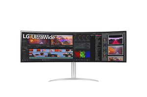 LCD Monitor|LG|49WQ95C-W|49"|Curved|Panel IPS|5120x1440|32:9|Matte|5 ms|Speakers|Swivel|Height adjustable|Tilt|49WQ95C-W