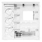 Case|ARCTIC|Xtender VG (White)|Case product features Transparent panel|Not included|Colour White|ACPCC00017A