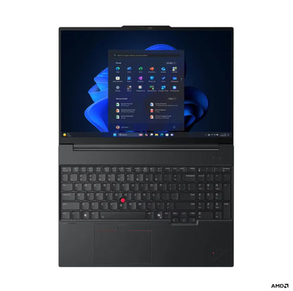 Lenovo ThinkPad E16 G4 AMD | Black | 16 " | IPS | WUXGA | 1920 x 1200 pixels | Anti-glare | AMD Ryzen AI 7 | 345 | 16 GB | SODIMM DDR5 | Solid-state drive capacity 512 GB | AMD Radeon 820M Graphics | Windows 11 Pro | 802.11be | Bluetooth version 5.4...