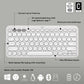 KEYBOARD +MOUSE COMBO PEBBLE 2/WHITE 920-012240 LOGITECH