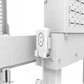 NEOMOUNTS BY NEWSTAR MOTORISED WALL STAND INCL. STORAGE BOX, 10 CM. WHEELS VESA 100X100 UP TO 800X600 WHITE
