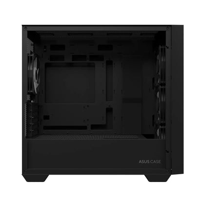 Case|ASUS|A21 PLUS|MidiTower|Case product features Transparent panel|Not included|MicroATX|MiniITX|Colour Black|A21PLUSTGARGBBLACK