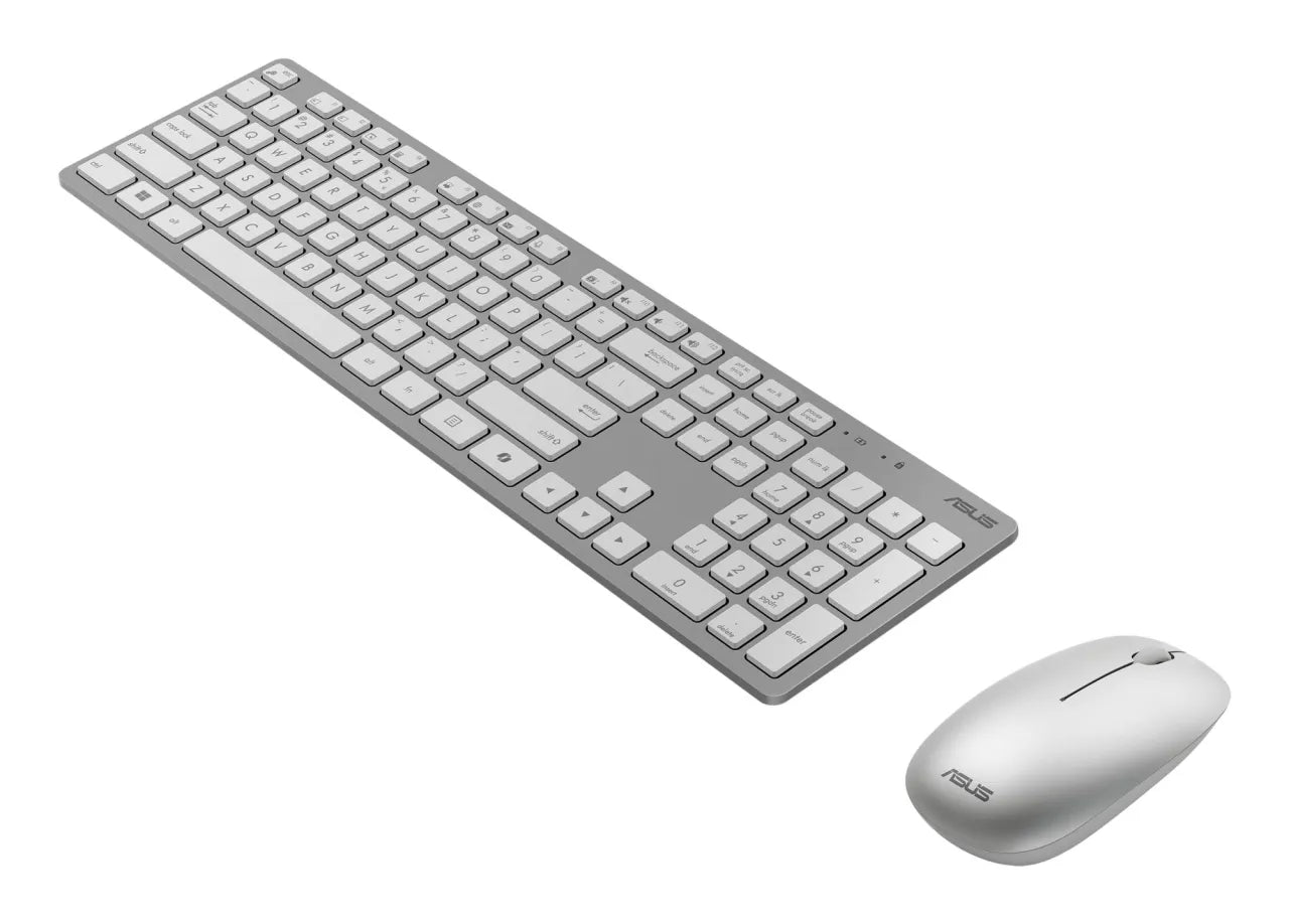 KEYBOARD +MOUSE WRL OPT. W5000/WHITE 90XB0430-BKM3D0 ASUS
