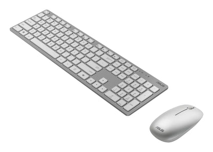 KEYBOARD +MOUSE WRL OPT. W5000/WHITE 90XB0430-BKM3D0 ASUS