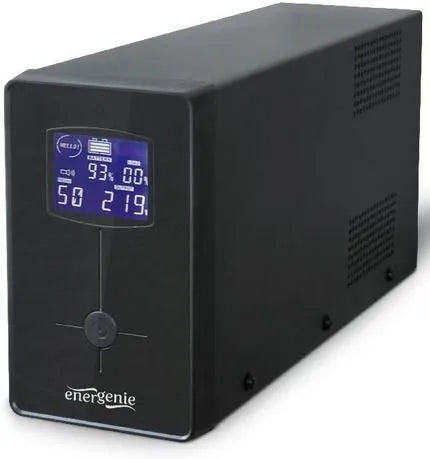 EnerGenie | UPS with USB and LCD display, Black | 850 VA | 220 V