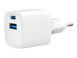 Gembird Fast Charger | TA-UC-PDQC20-W-01 | USB A+C