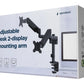 GEMBIRD Adjustable desk 2-display mount