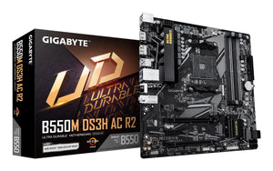 Mainboard|GIGABYTE|AMD B550|SAM4|Micro-ATX|Memory DDR4|Memory slots 4|B550MDS3HACR2