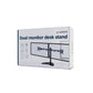 MONITOR ACC DESK STAND 13-32"/DUAL MS-D2ST-02 GEMBIRD