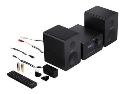 Sharp XL-B520D(BK) Tokyo Hi-Fi Micro System 2.0, FM/DAB/DAB+/USB, CD, Bluetooth 5.0, Aux-in, Black | Sharp | Tokyo Hi-Fi Micro System 2.0 | XL-B520D(BK) | Bluetooth | Black