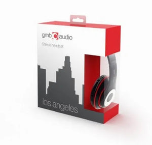Gembird | Stereo headset, "Los Angeles" + microphone, passive noise canceling | Black