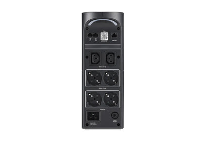 Schneider Electric Back-UPS Pro for Gaming, Tower, 230V, 4x Schuko ir 2x IEC C13 lizdai, RGB Light, Pure Sine Wave, Midnight | 2200 VA | 1320 W | 230 V