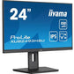 LCD Monitor|IIYAMA|23.8"|Business|Panel IPS|1920x1080|16:9|100Hz|Matte|1 ms|Speakers|Swivel|Pivot|Height adjustable|Tilt|XUB2493HSU-B6