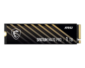 SSD|MSI|SPATIUM M470 PRO|1TB|M.2|PCIe Gen4|NVMe|3D NAND|Write speed 4500 MBytes/sec|Read speed 6000 MBytes/sec|2.15mm|TBW 320 TB|MTBF 150000 hours|S78-440L0J0-P83