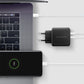 AXAGON GaN wallcharger 2x port (USB-A + USB-C), PD3.0/PPS/QC4+/SFC2.0/AFC/SCP/FCP/Apple, 45W | ACU-PQ45