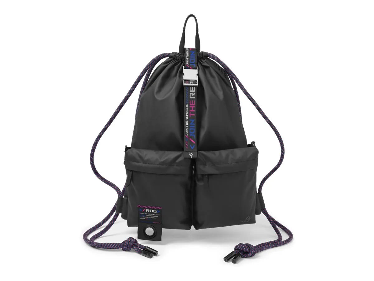 Asus | ROG SLASH Multi-use Drawstring Bag | Drawstring bag | Black