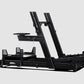Next Level Racing | Aluminum; Carbon Steel | Racing Simulator Cockpit | GTElite Wheel Plate Edition | Black