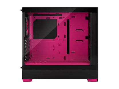 Fractal Design | Pop Air RGB | Side window | ATX, mATX, Mini ITX | ATX | Magenta Core TG Clear Tint