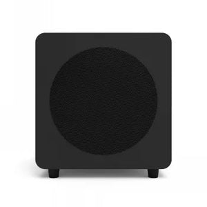 KANTO AUDIO 8-INCH SEALED POWERED SUBWOOFER W. RCA CABLE - MATTE BLACK (INCL. TYPE C & G POWER CORDS)