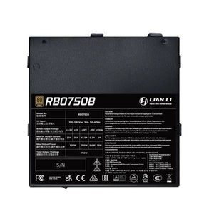 Power Supply|LIAN LI|RB PSU|ATX|100 - 240 V|750 W|G9P.RB0750B.B000.EU