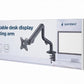 DISPLAY ACC MOUNTING ARM/17-32" MA-DA1-02 GEMBIRD