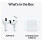 Apple | AirPods 4 | Bluetooth | In-Ear | White | Noise canceling | Wireless