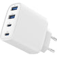 CHARGER USB UNIVERSAL 4P 40W/TA-UC-2A2C-PD40-01-W GEMBIRD