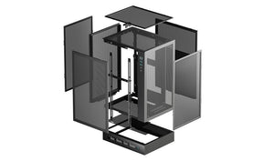 Case|DEEPCOOL|CH170 DIGITAL|MiniTower|Not included|MiniITX|Colour Black|CH170DIGITAL
