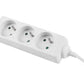 Lanberg Cable Power Strip 3M 3X French Outlets Quality-Grade Copper | PS0-03E-0300-W