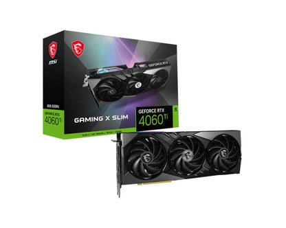 Graphics Card|MSI|NVIDIA GeForce RTX 4060 Ti|8 GB|GDDR6|128 bit|PCIE 4.0 8x|1xHDMI|3xDisplayPort|RTX4060TIGAMXSLIM8G