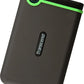 External HDD|TRANSCEND|StoreJet|1TB|USB 3.0|Colour Green|TS1TSJ25M3S