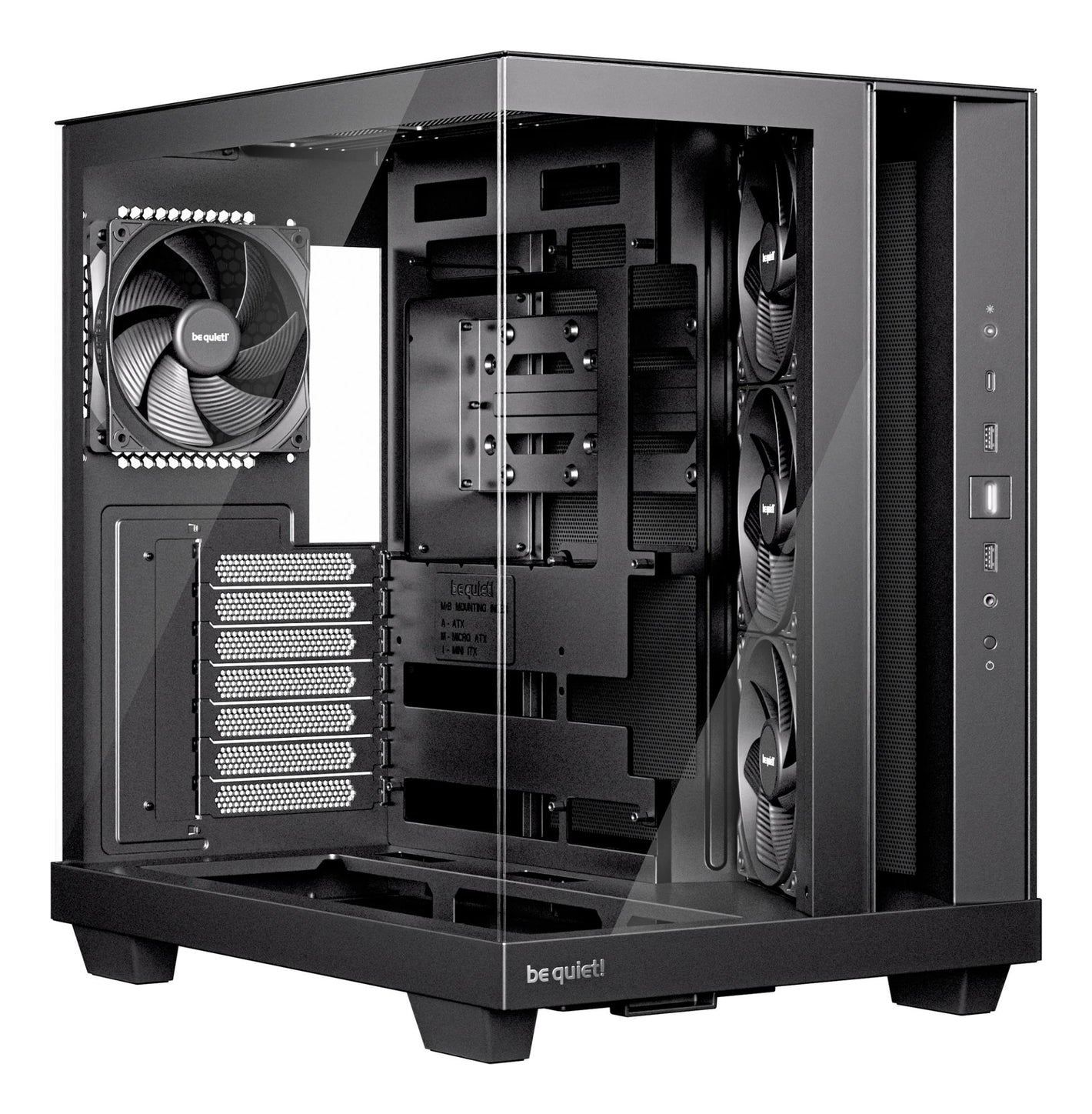 Case|BE QUIET|ATX/micro ATX/Mini-ITX|Black|Midi Tower|PC|BGW83