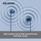 Sony Earbuds | IER‑EX15C | Wired | In-ear | Microphone | Blue